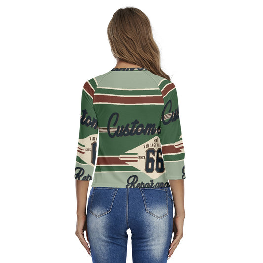 All-Over Print Women's Raglan Sleeves T-shirts