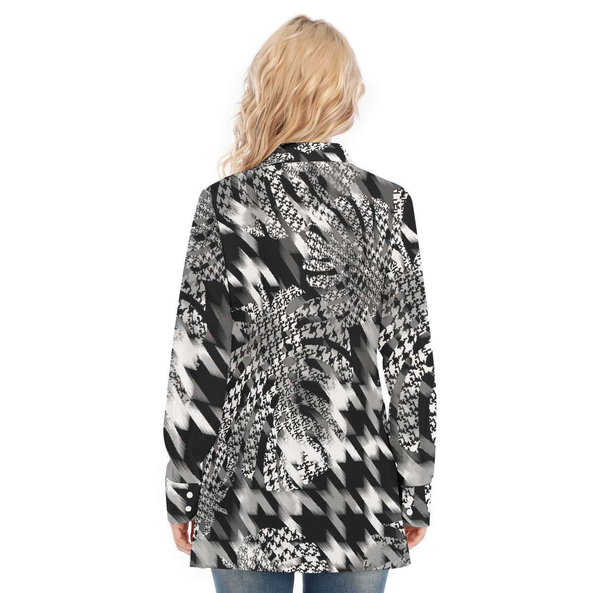 All-Over Print Women's Long Shirt