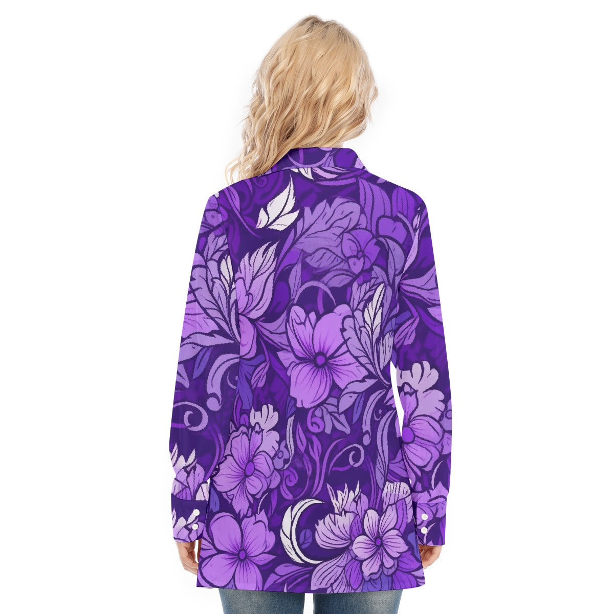 All-Over Print Women's Long Shirt