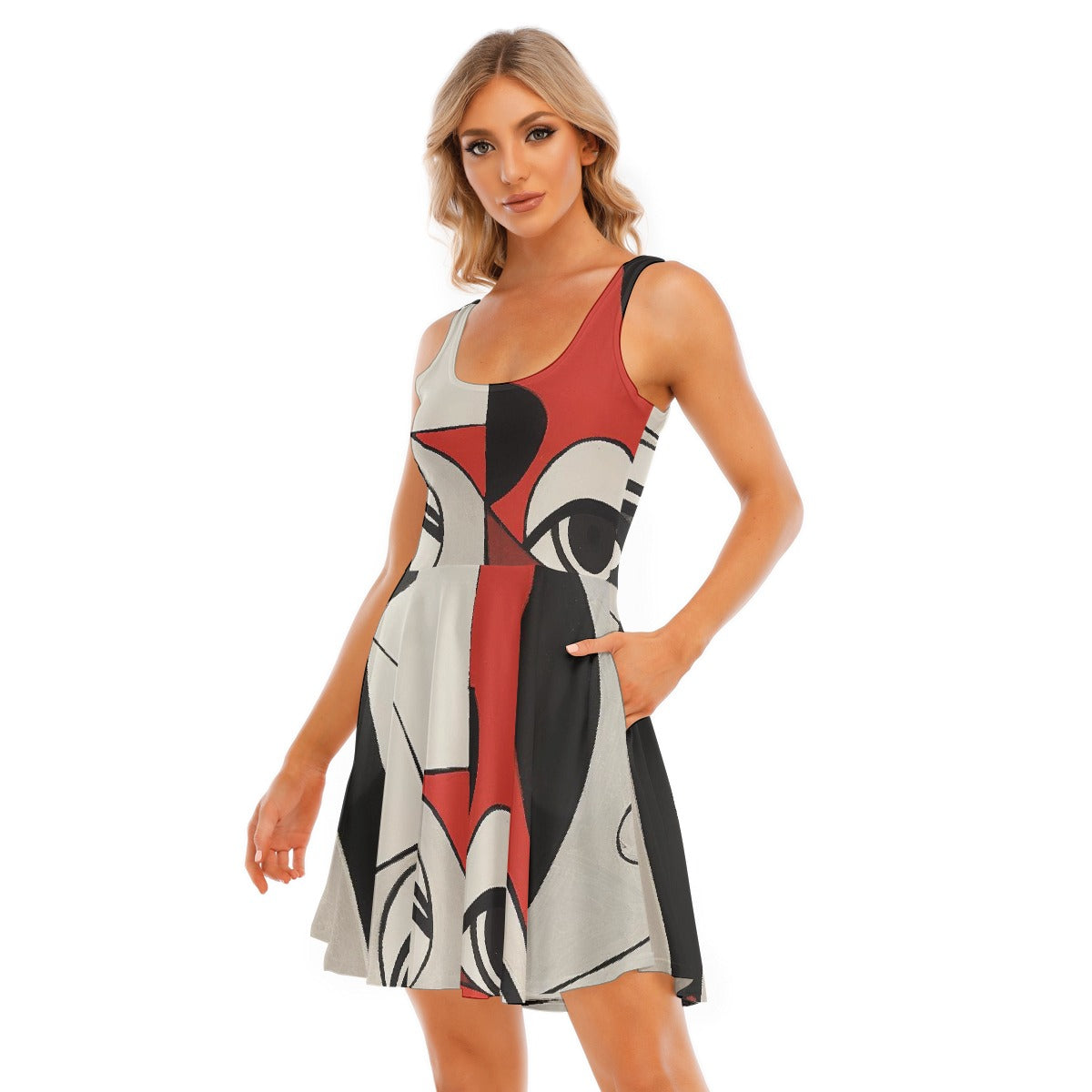 All-Over Print Women's Tank Vest Dress