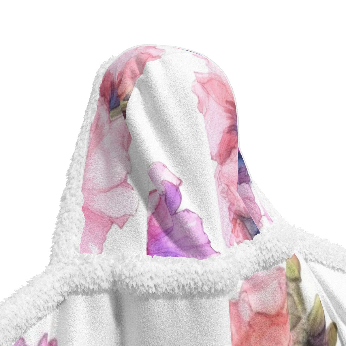 All-Over Print Unisex Wearable Hooded Blanket