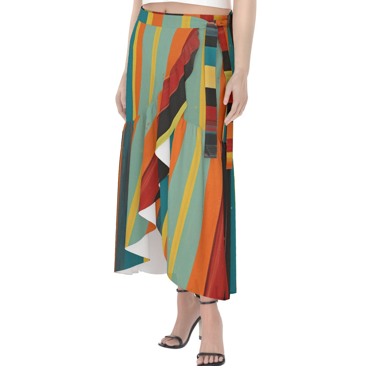 All-Over Print Women's Wrap Skirt