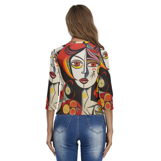 All-Over Print Women's Raglan Sleeves T-shirts