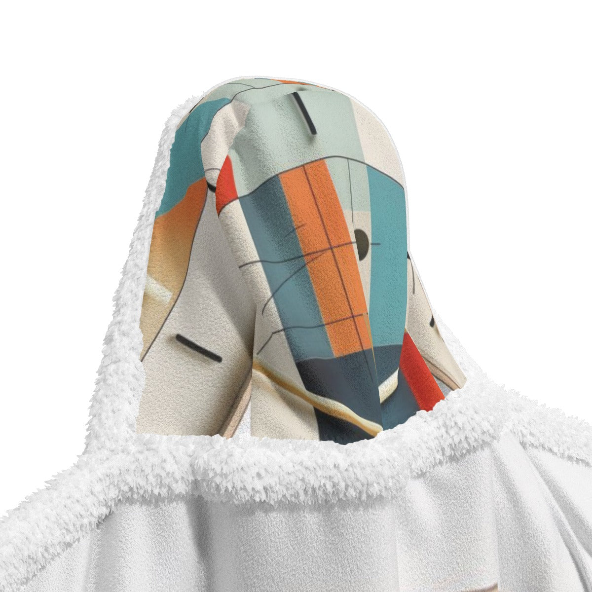 All-Over Print Unisex Wearable Hooded Blanket