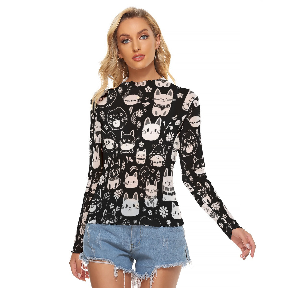 All-Over Print Women's Mesh T-shirt