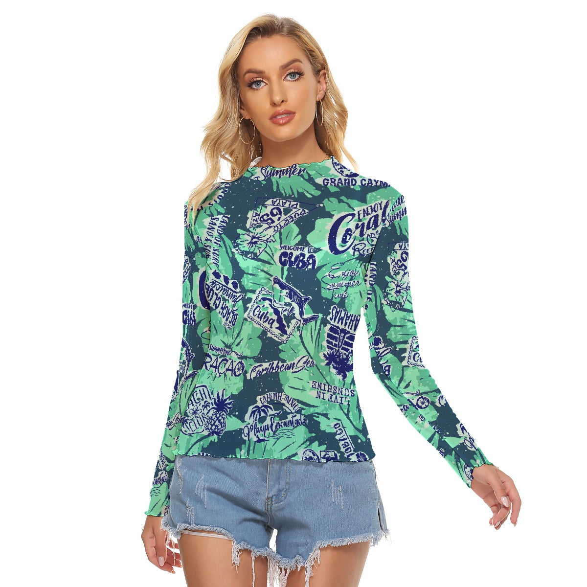 All-Over Print Women's Mesh T-shirt