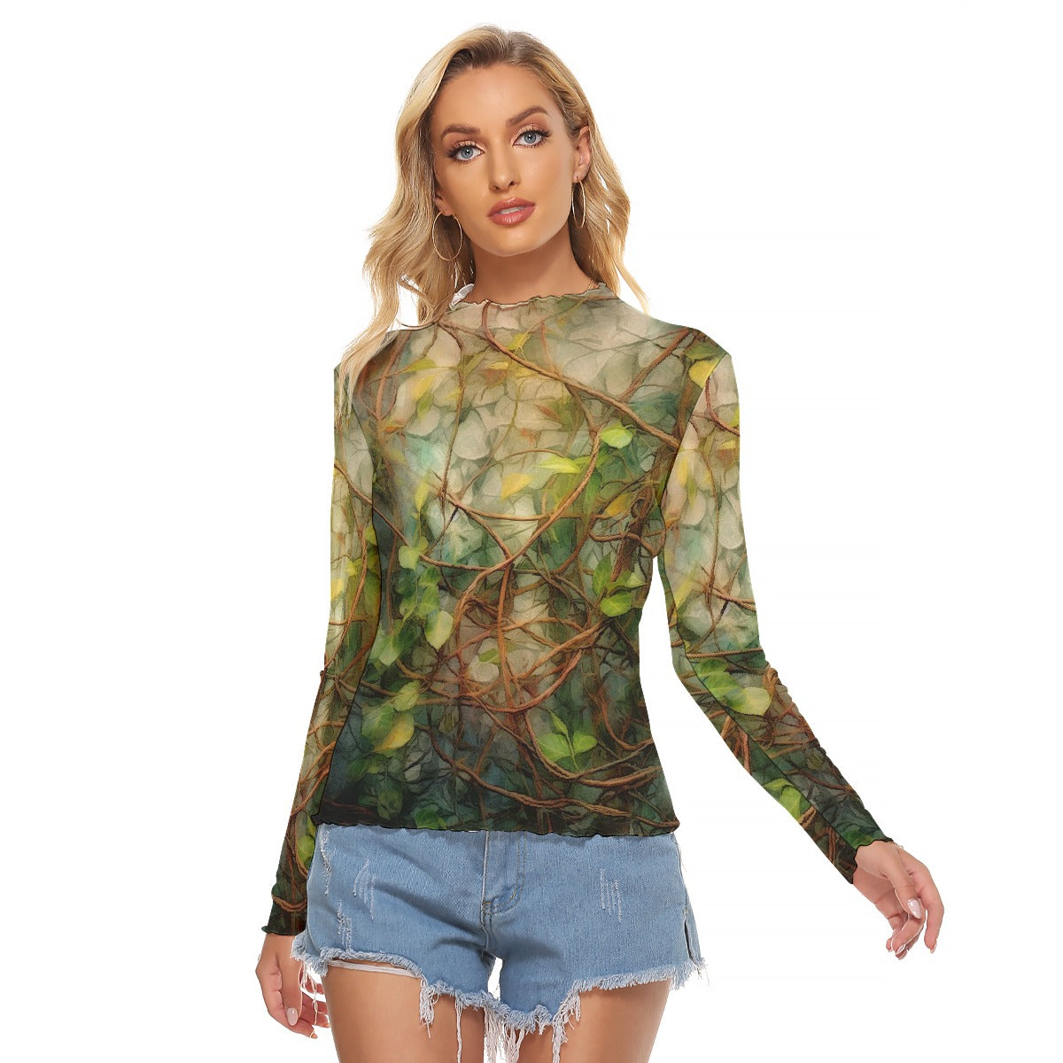 All-Over Print Women's Mesh T-shirt