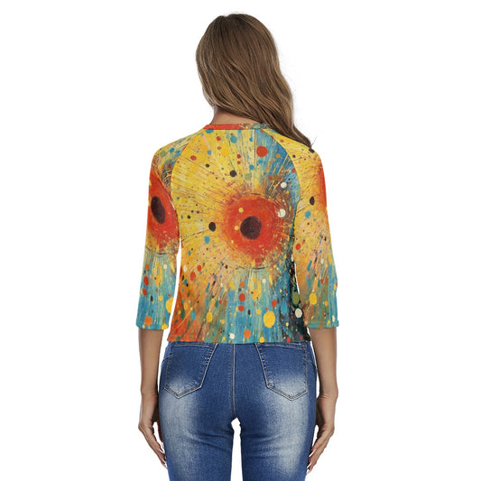 All-Over Print Women's Raglan Sleeves T-shirts