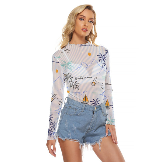 All-Over Print Women's Mesh T-shirt