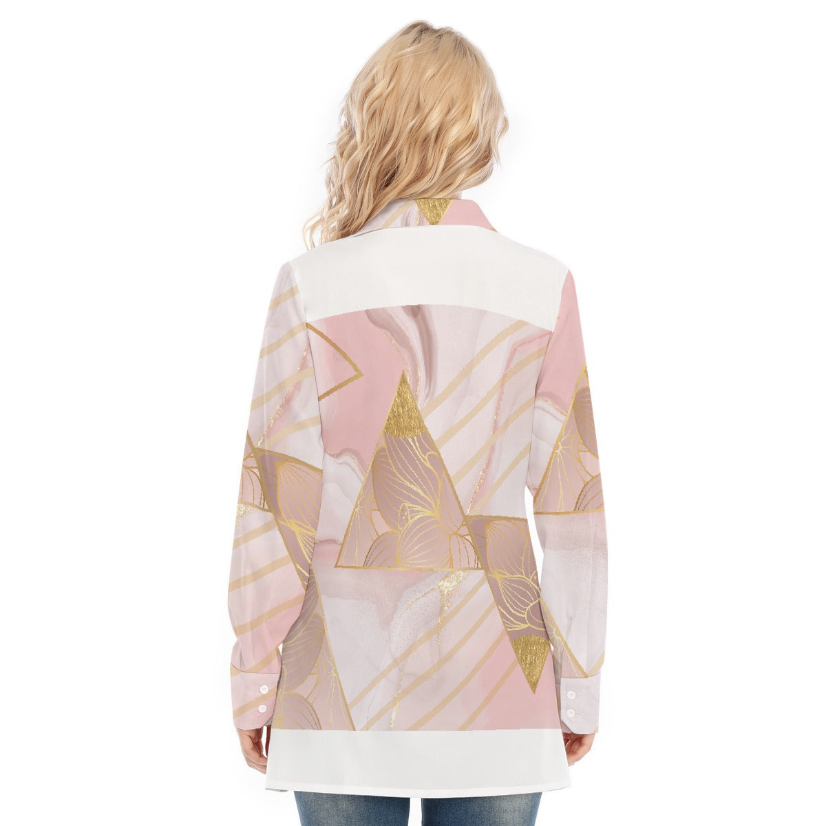 All-Over Print Women's Long Shirt