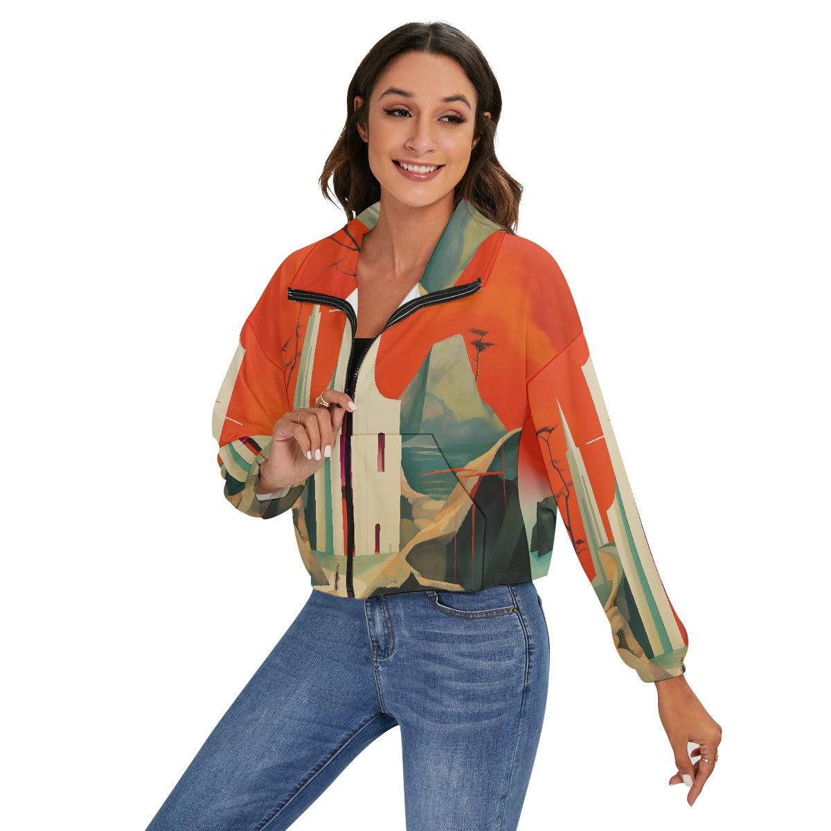 All-Over Print Women's Zip Jacket