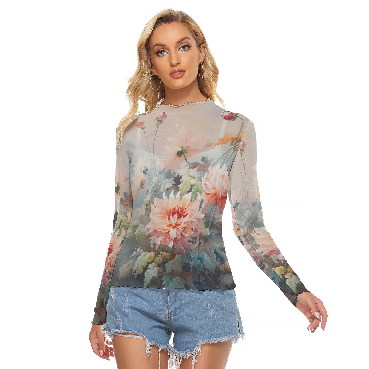 All-Over Print Women's Mesh T-shirt