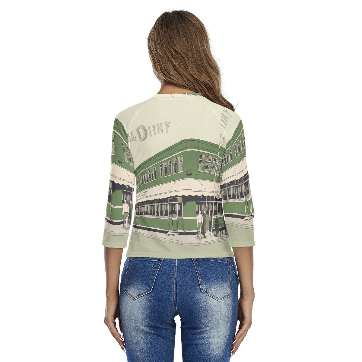 All-Over Print Women's Raglan Sleeves T-shirts