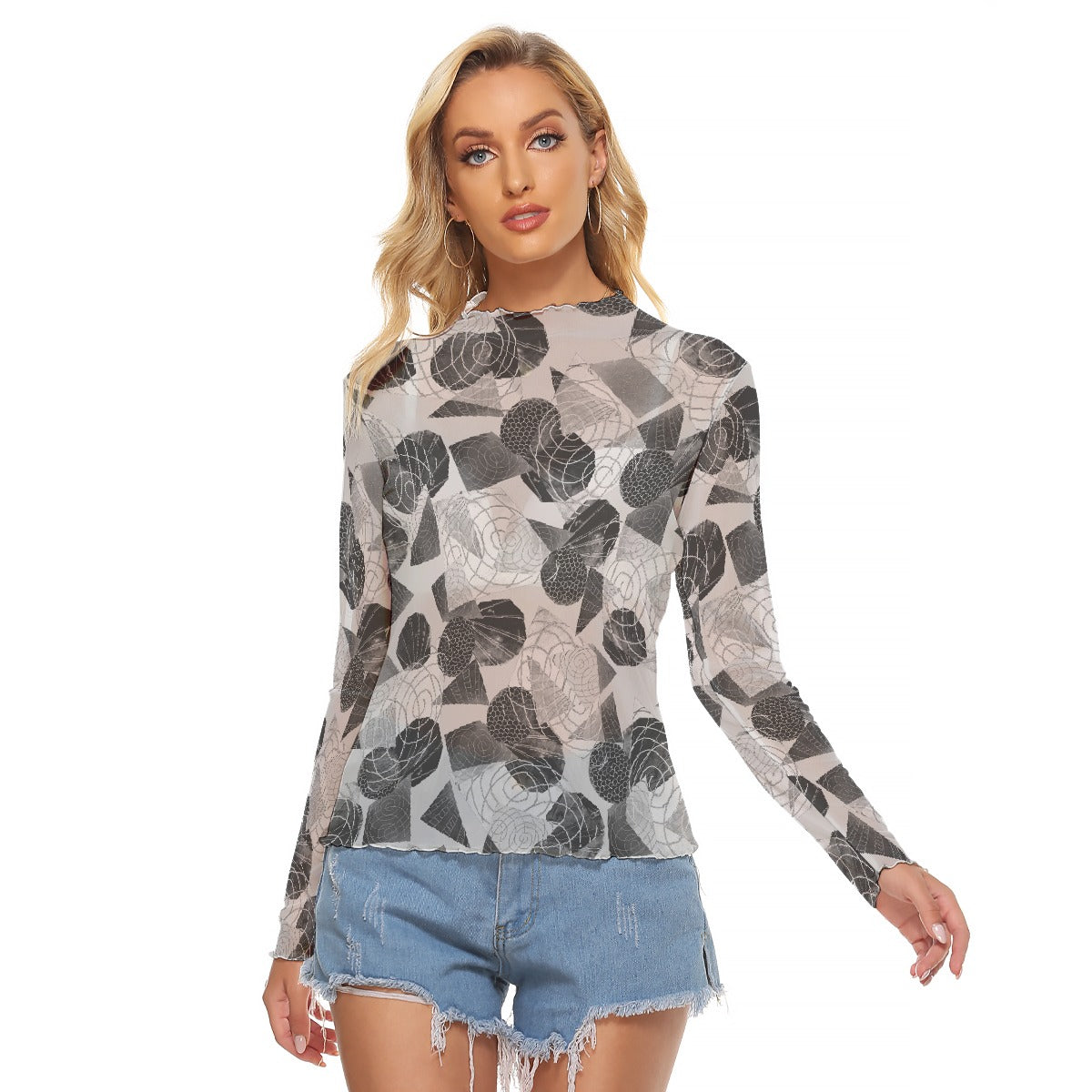 All-Over Print Women's Mesh T-shirt