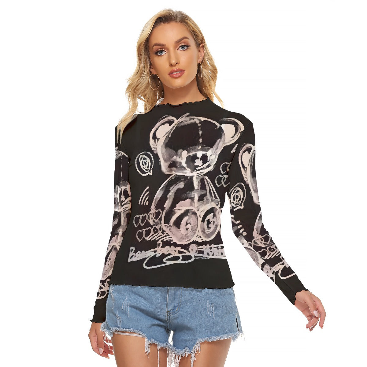 All-Over Print Women's Mesh T-shirt