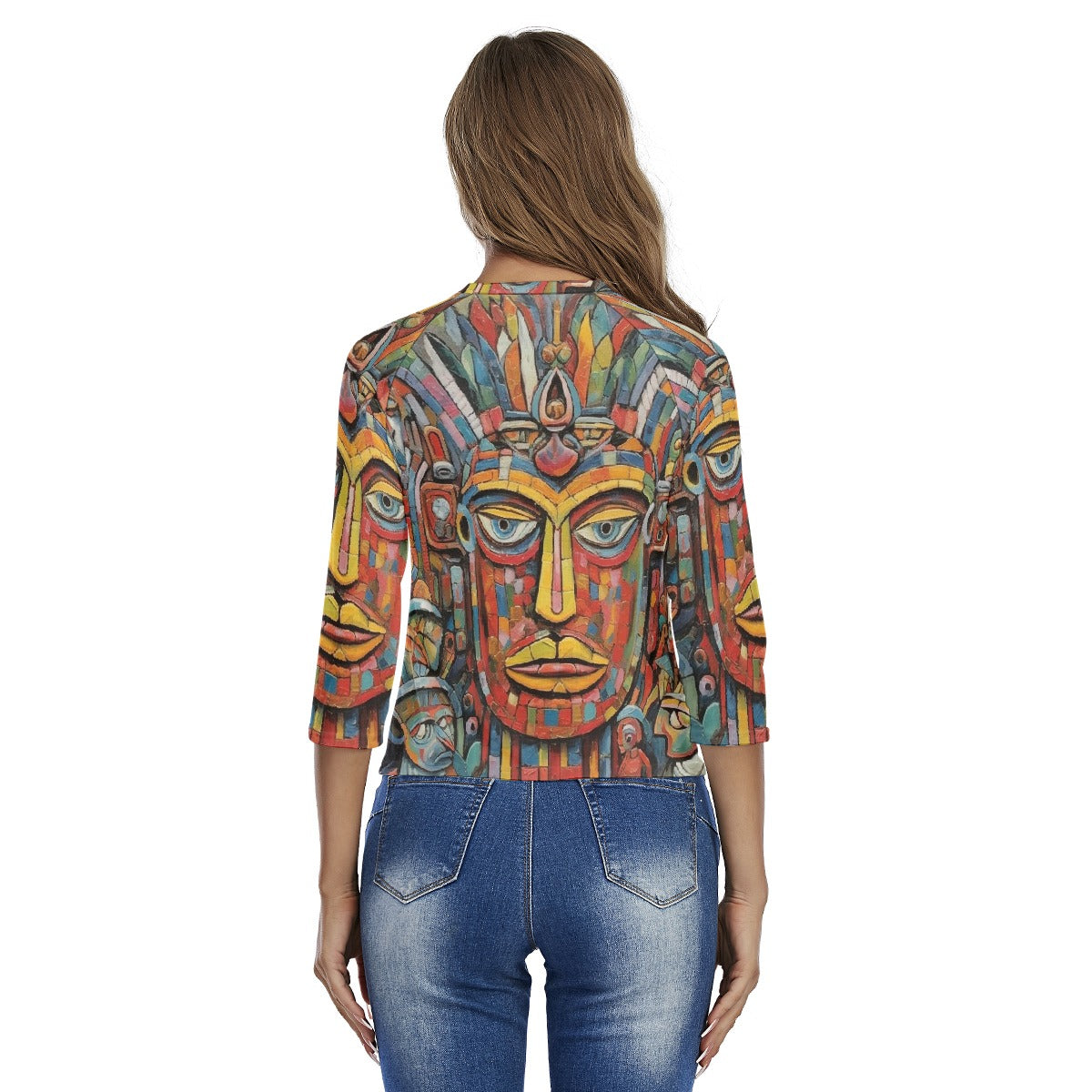 All-Over Print Women's Raglan Sleeves T-shirts