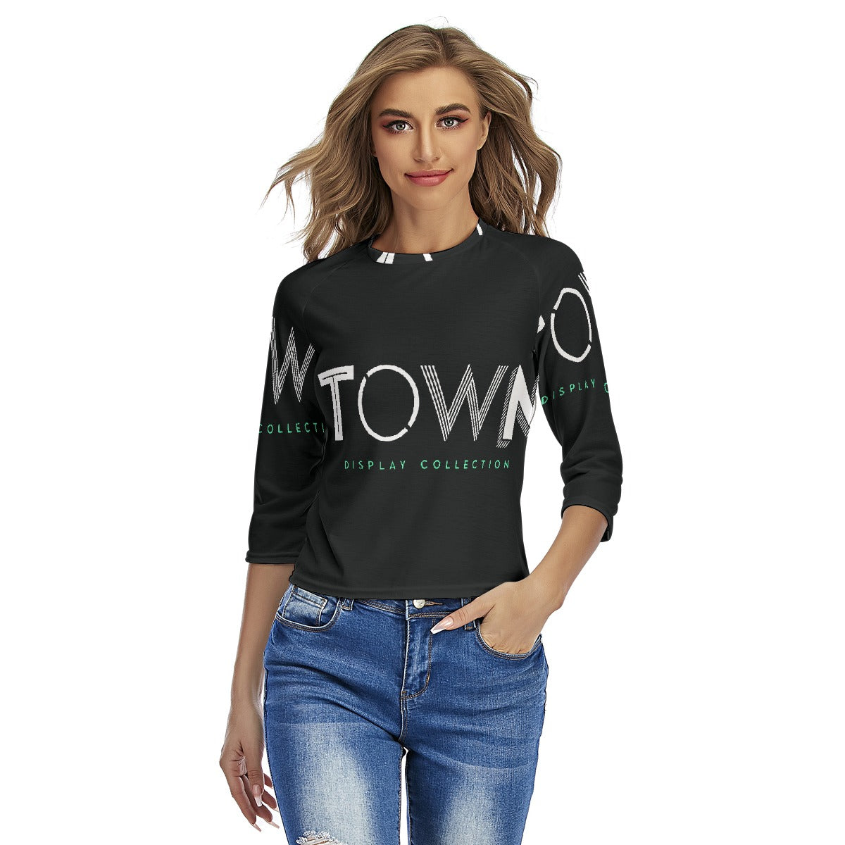 All-Over Print Women's Raglan Sleeves T-shirts