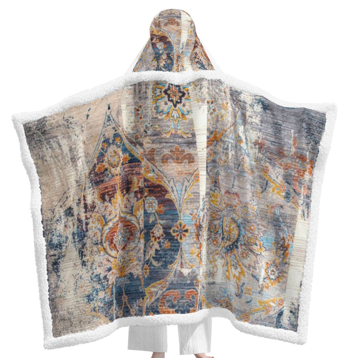 All-Over Print Unisex Wearable Hooded Blanket