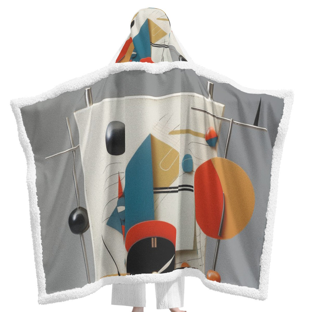 All-Over Print Unisex Wearable Hooded Blanket