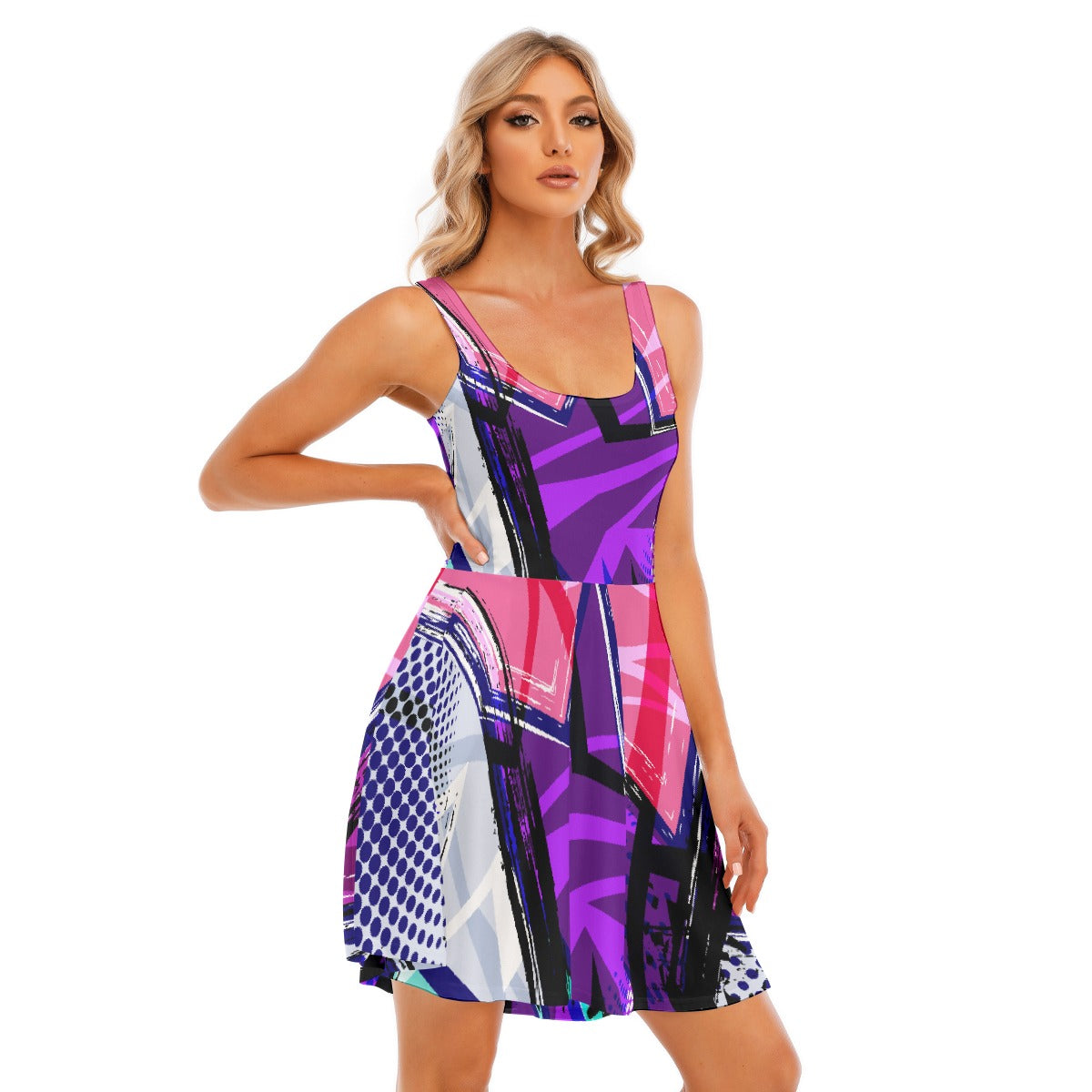 All-Over Print Women's Tank Vest Dress