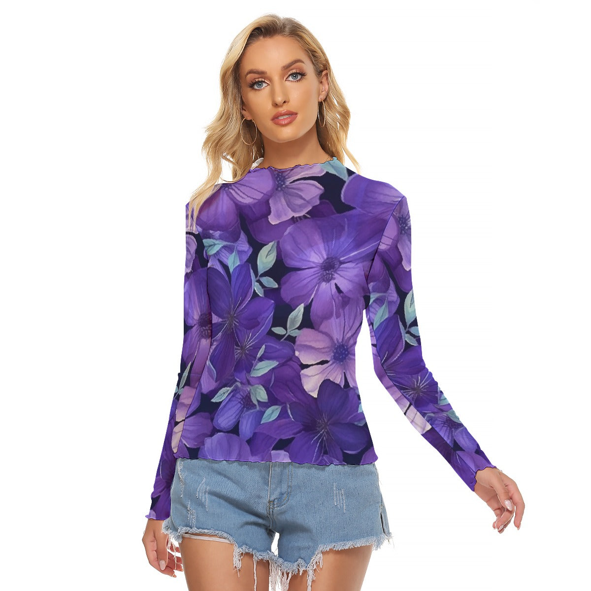 All-Over Print Women's Mesh T-shirt