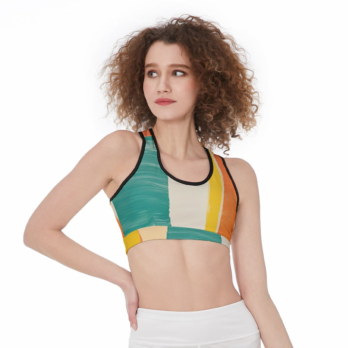 All-Over Print Sports Bra