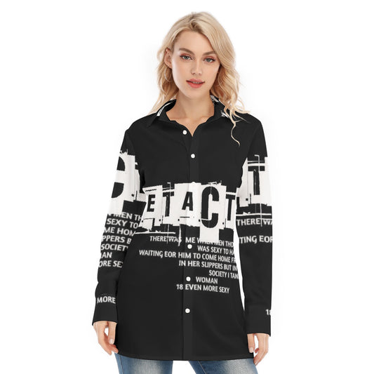 All-Over Print Women's Long Shirt