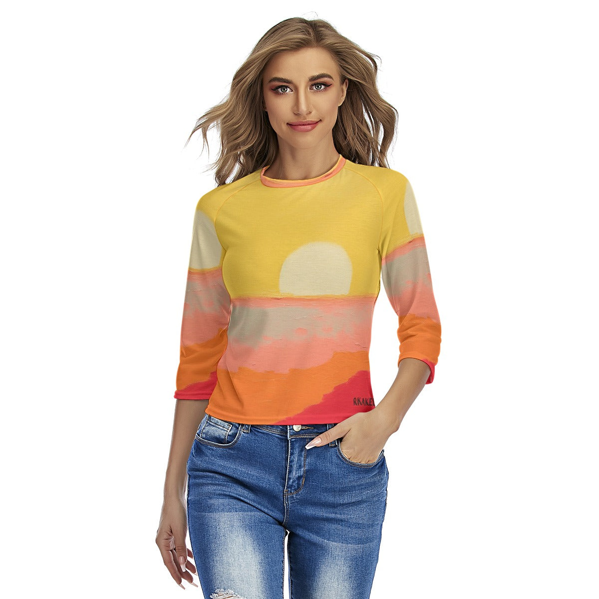 All-Over Print Women's Raglan Sleeves T-shirts