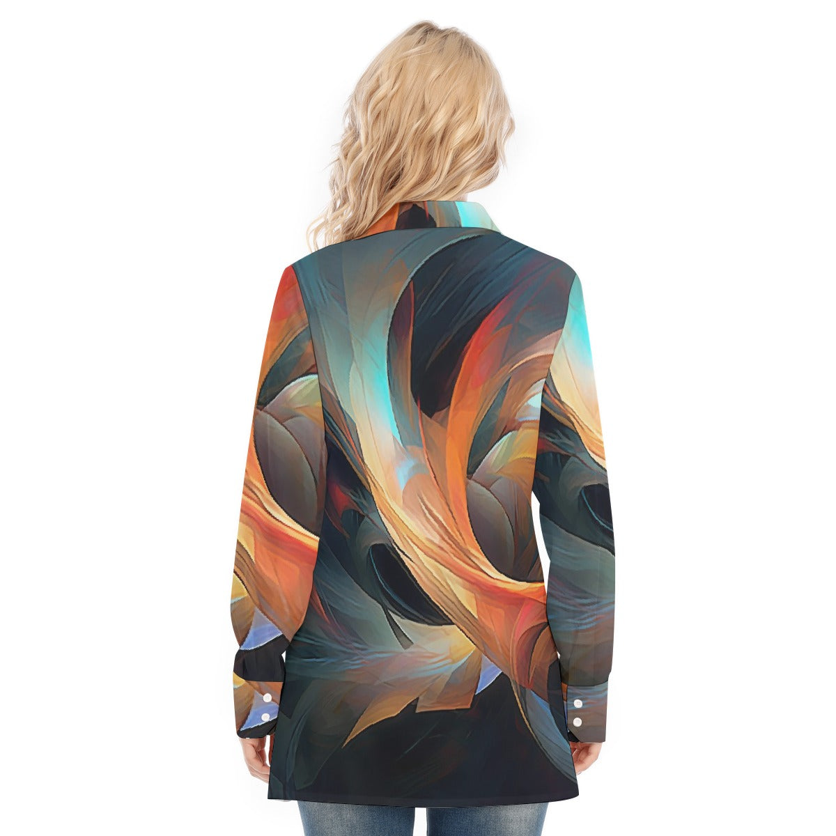 All-Over Print Women's Long Shirt