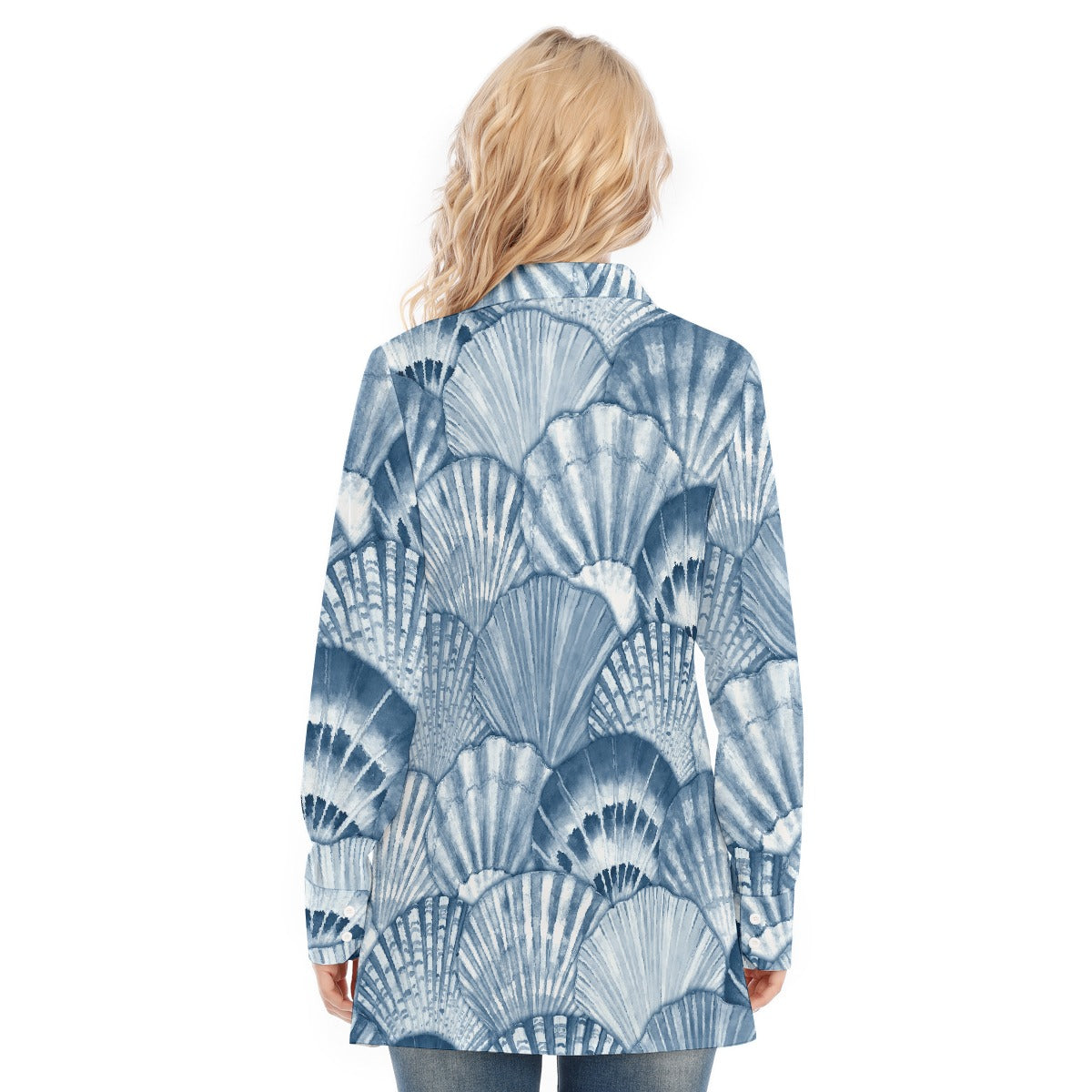 All-Over Print Women's Long Shirt