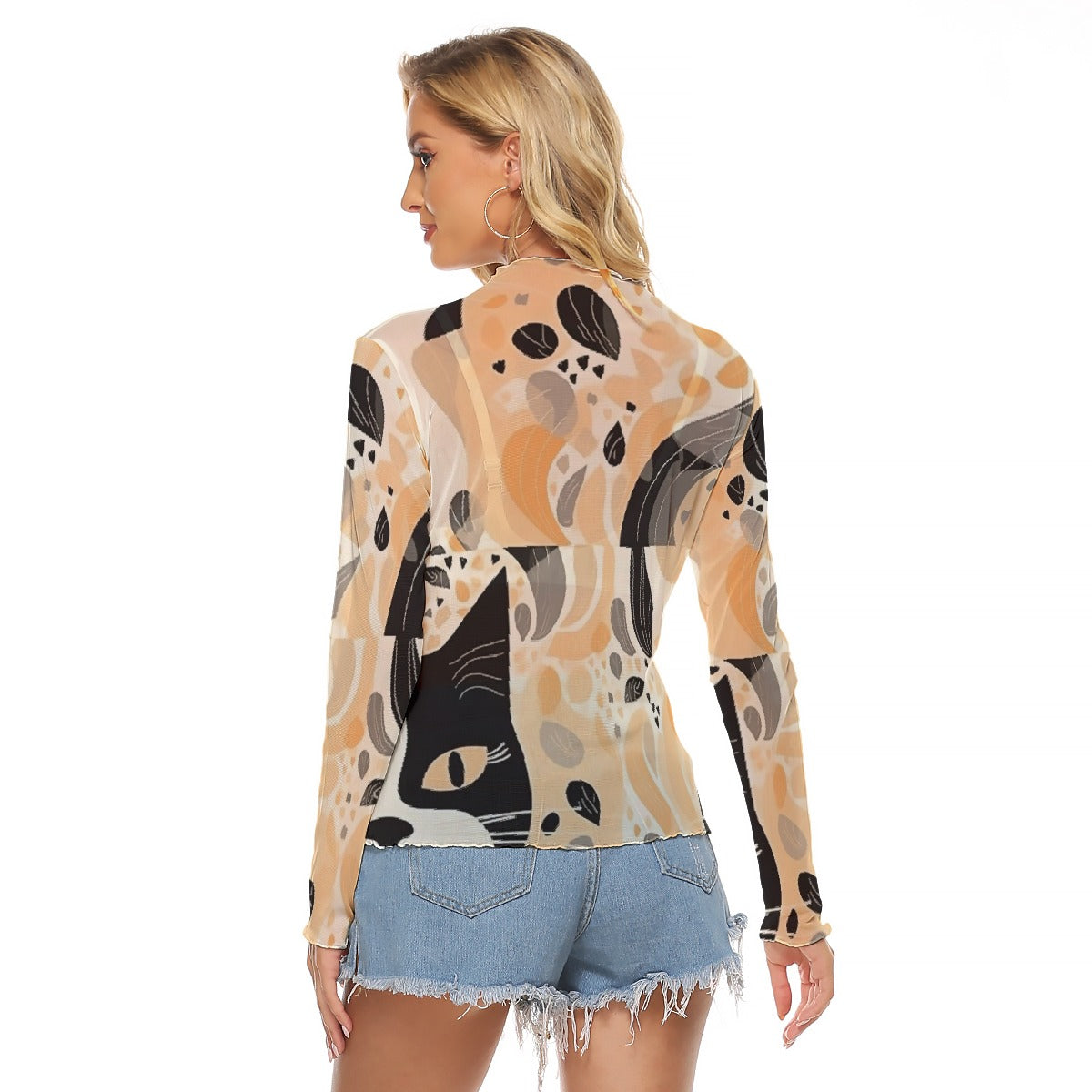 All-Over Print Women's Mesh T-shirt