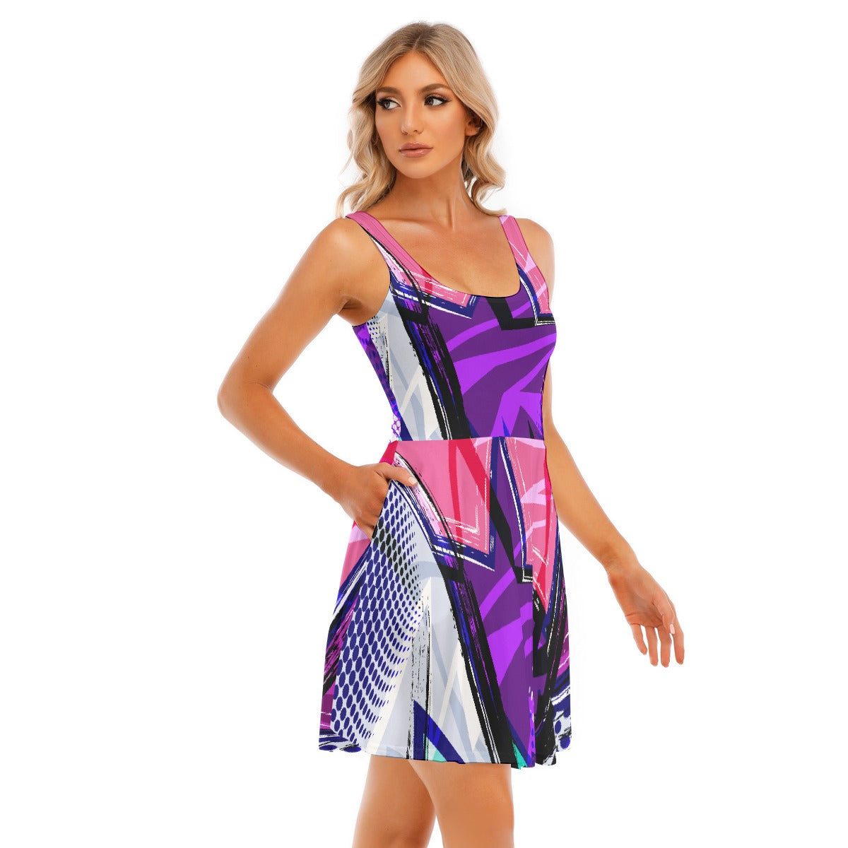 All-Over Print Women's Tank Vest Dress