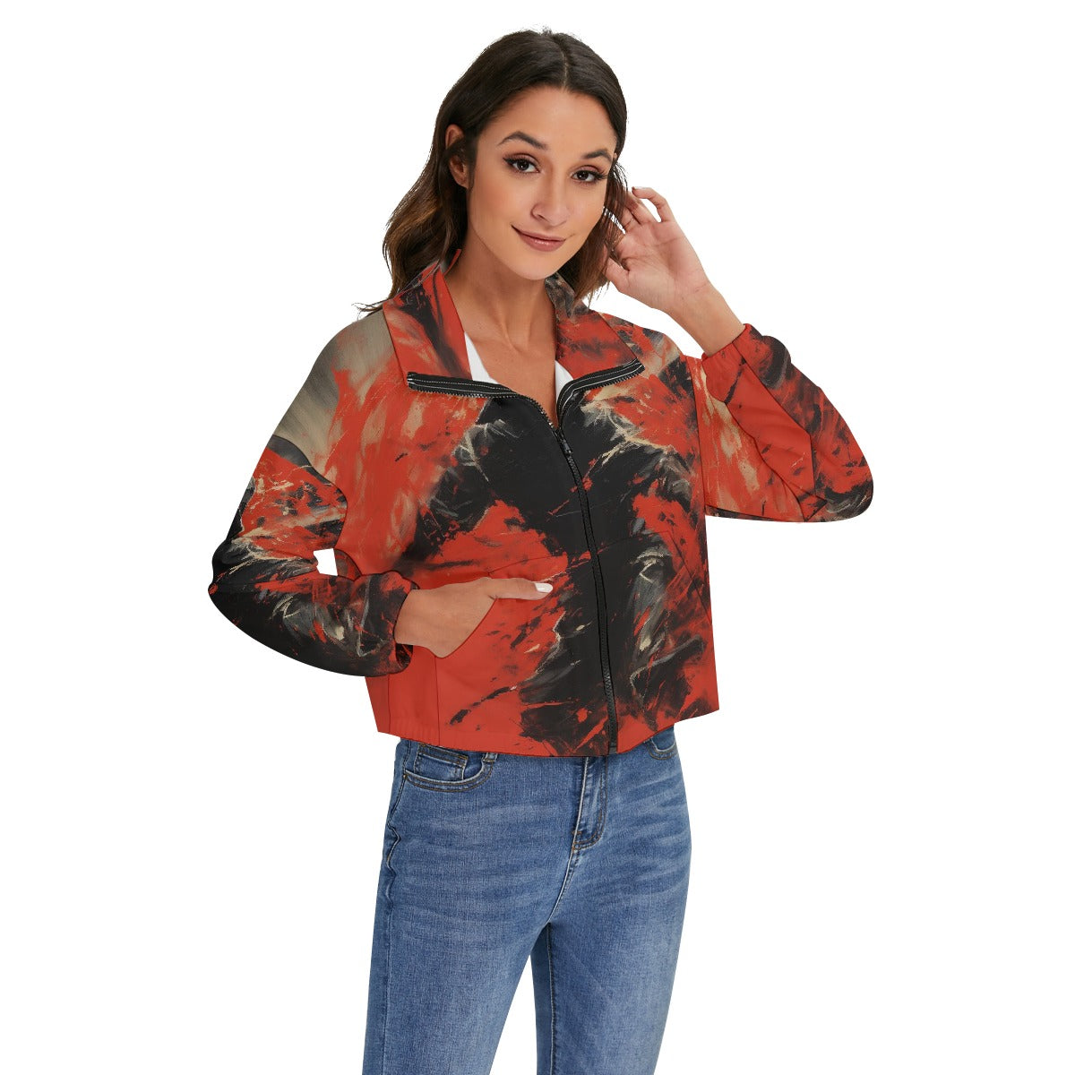 All-Over Print Women's Zip Jacket