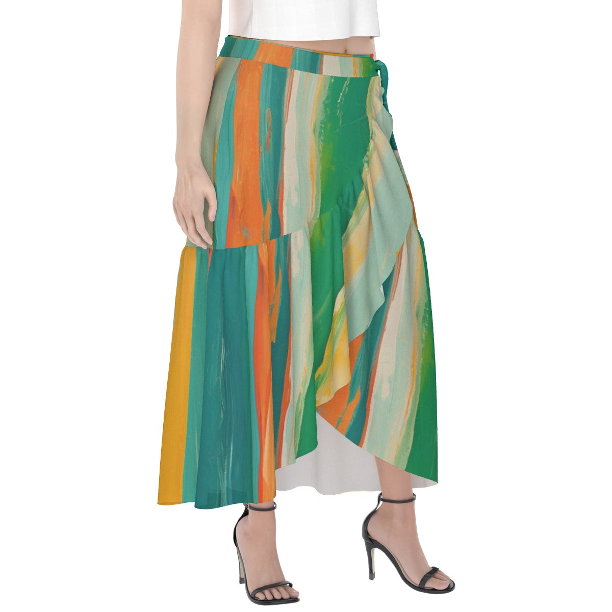 All-Over Print Women's Wrap Skirt