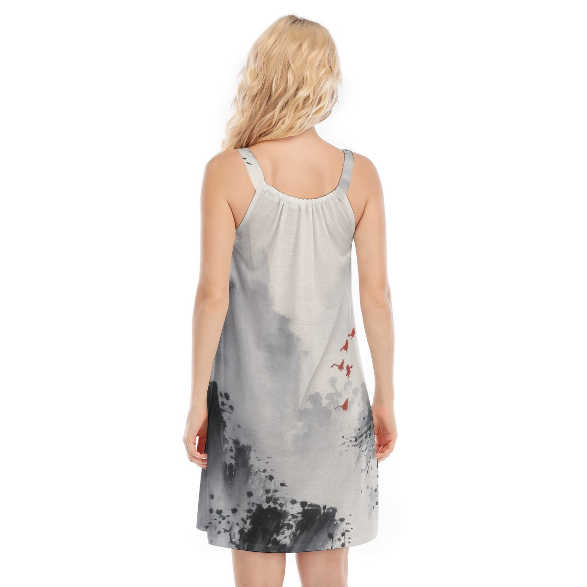 All-Over Print Women's Sleeveless Cami Dress