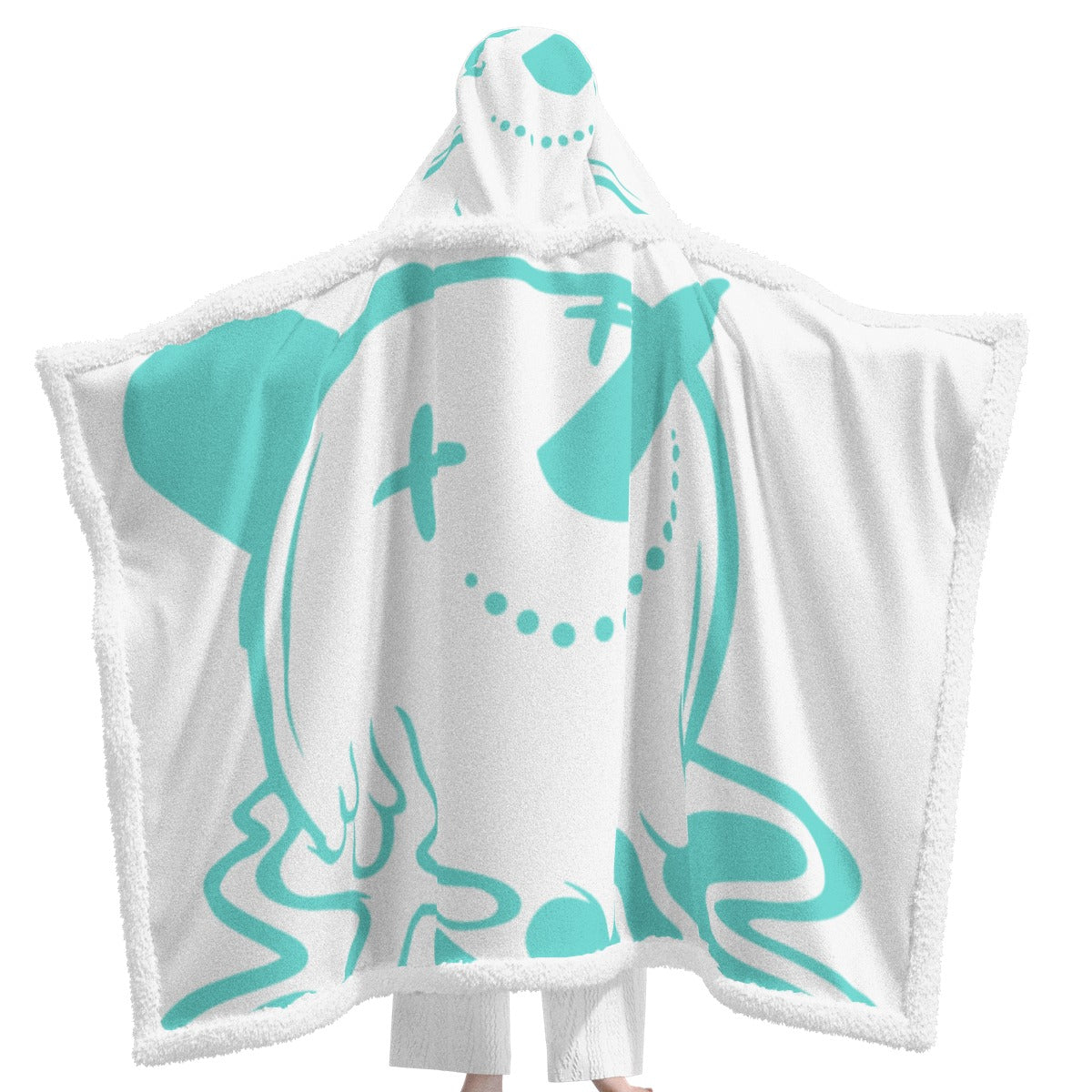 All-Over Print Unisex Wearable Hooded Blanket