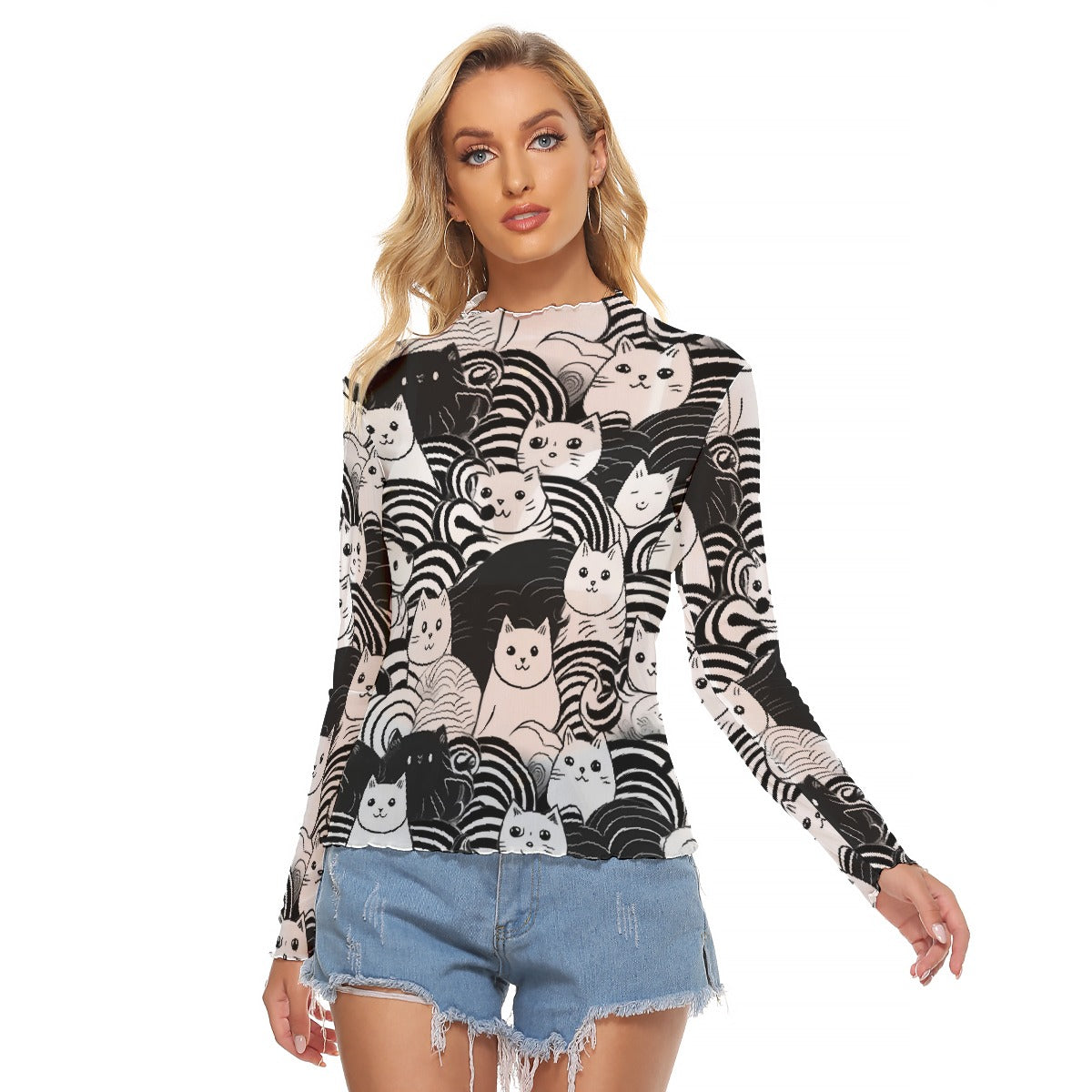 All-Over Print Women's Mesh T-shirt