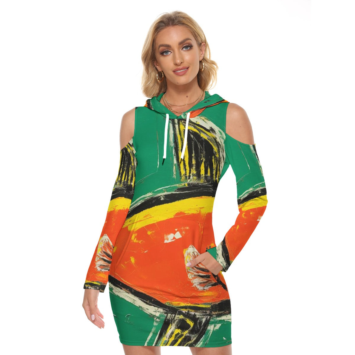 All-Over Print Women's Tight Dress