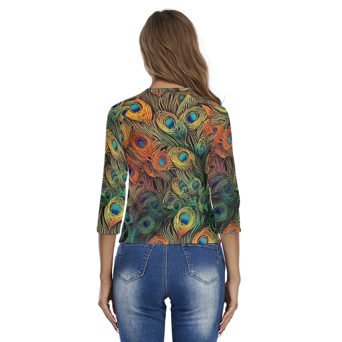 All-Over Print Women's Raglan Sleeves T-shirts