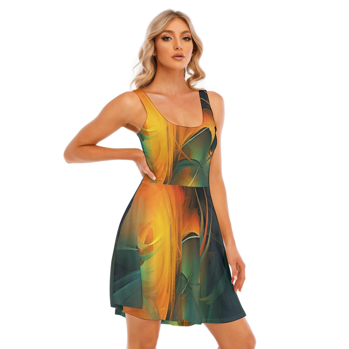 All-Over Print Women's Tank Vest Dress