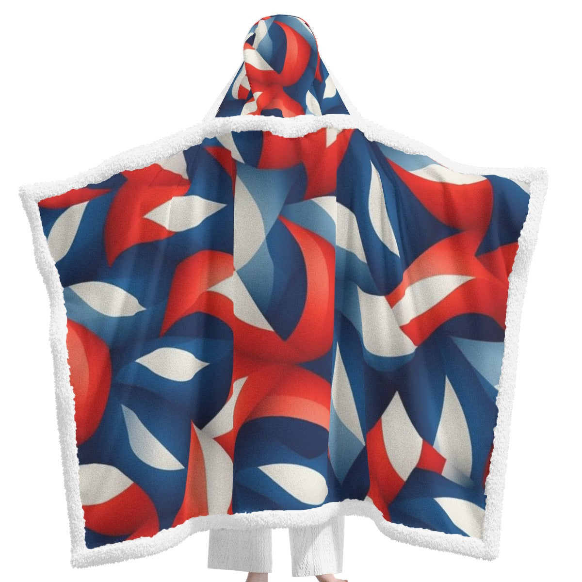 All-Over Print Unisex Wearable Hooded Blanket