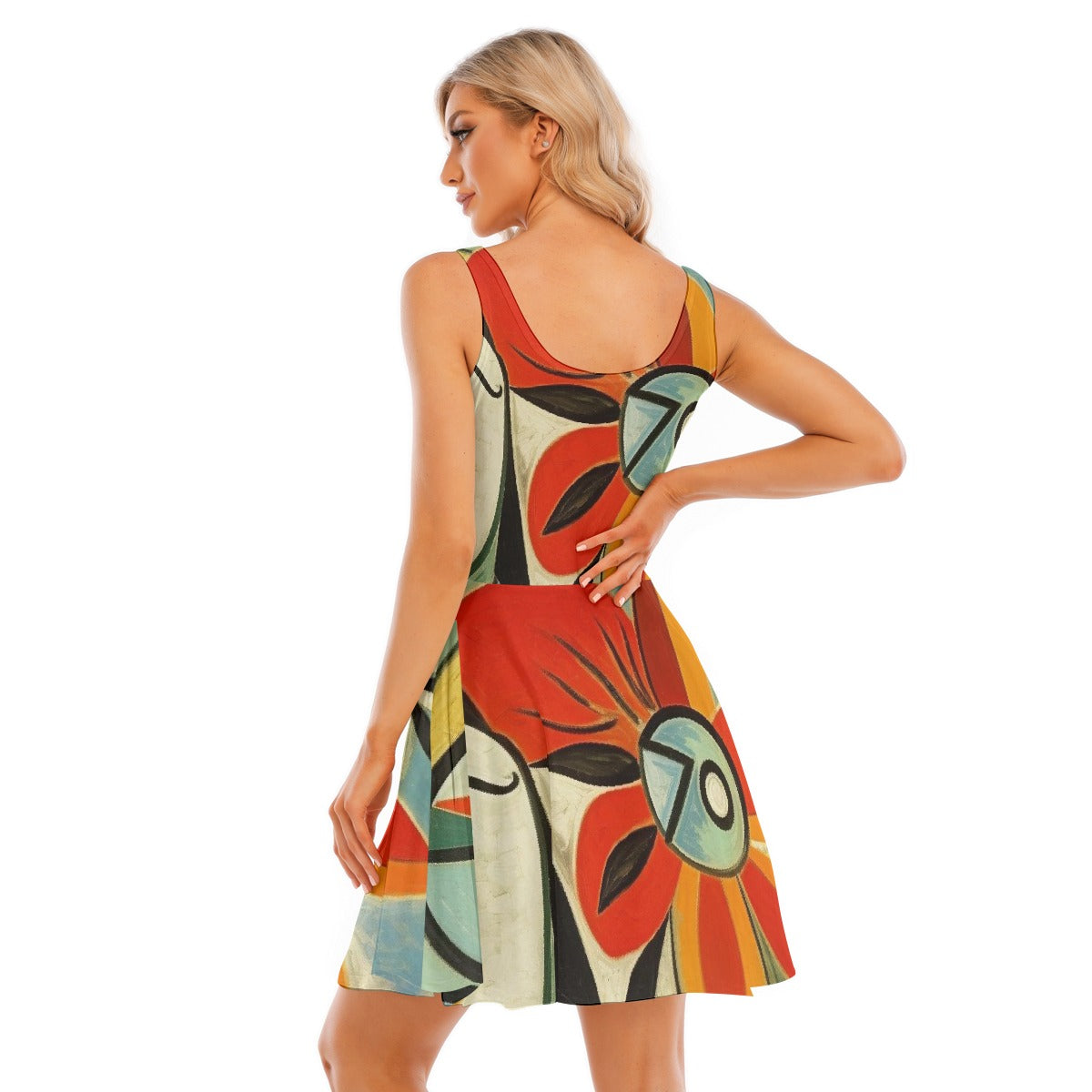 All-Over Print Women's Tank Vest Dress