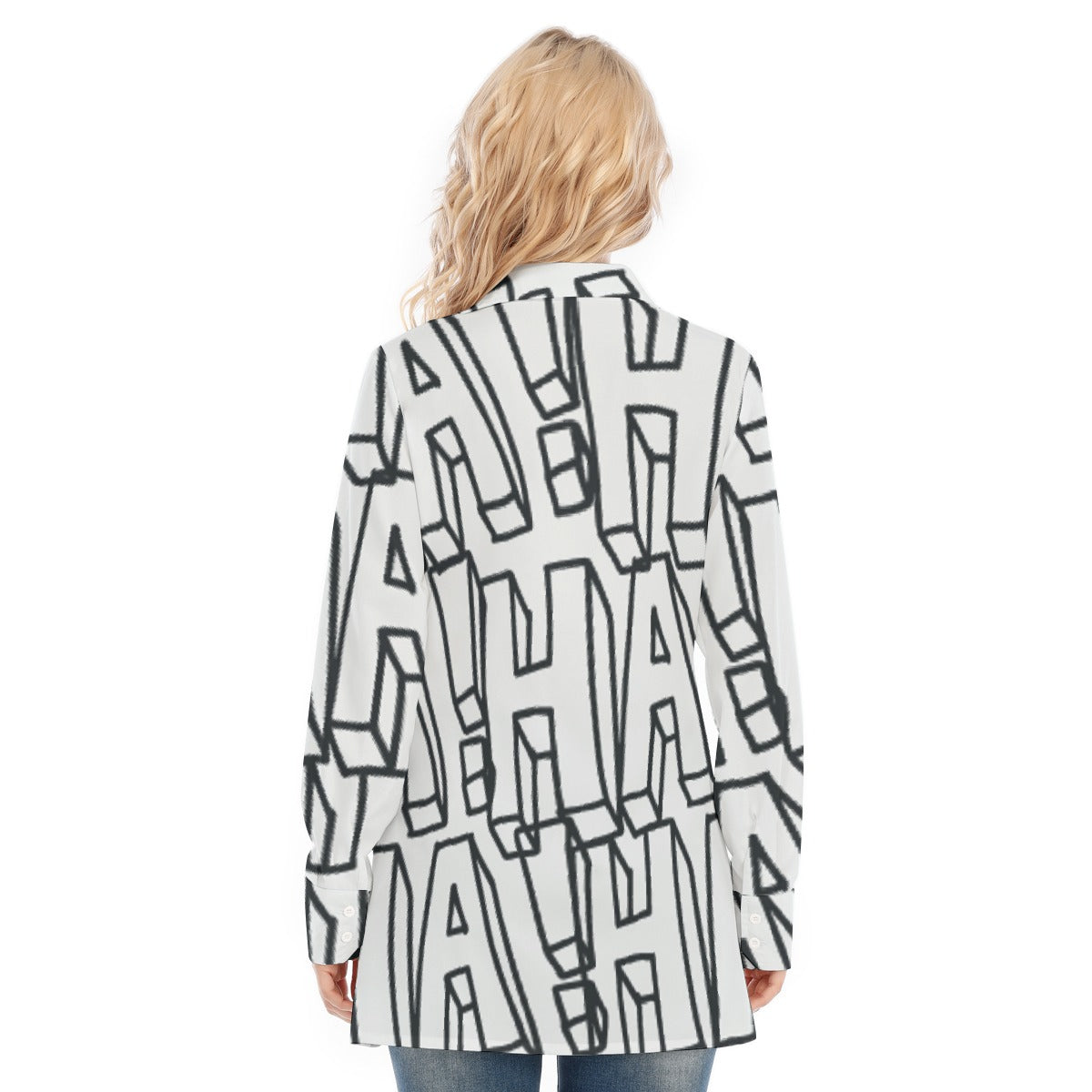 All-Over Print Women's Long Shirt