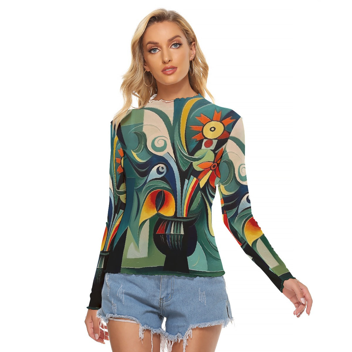 All-Over Print Women's Mesh T-shirt