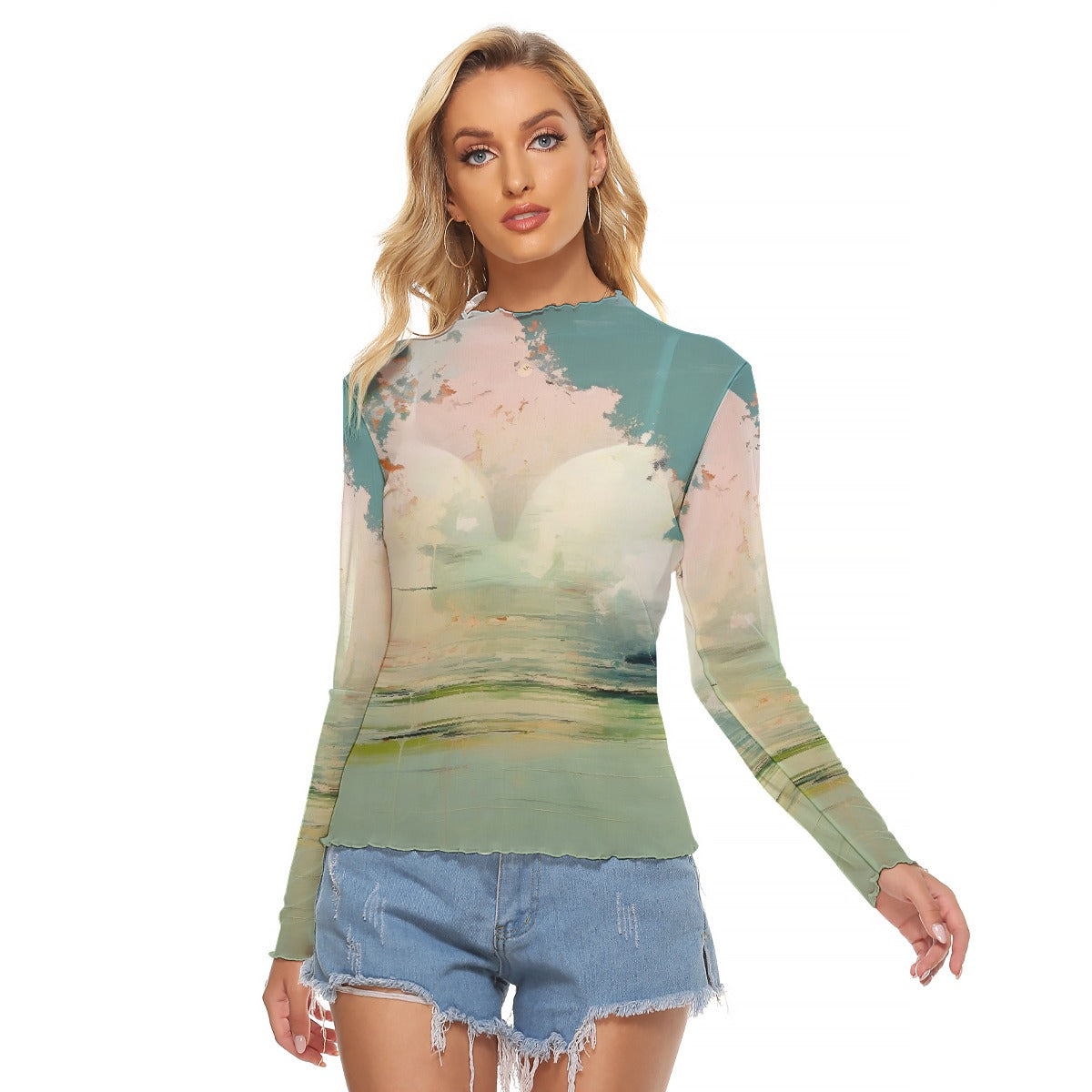 All-Over Print Women's Mesh T-shirt