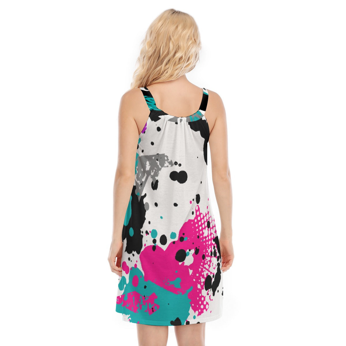 All-Over Print Women's Sleeveless Cami Dress