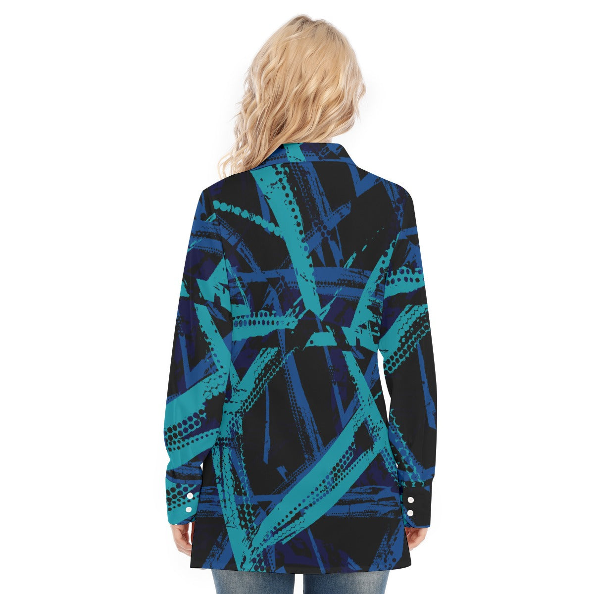 All-Over Print Women's Long Shirt