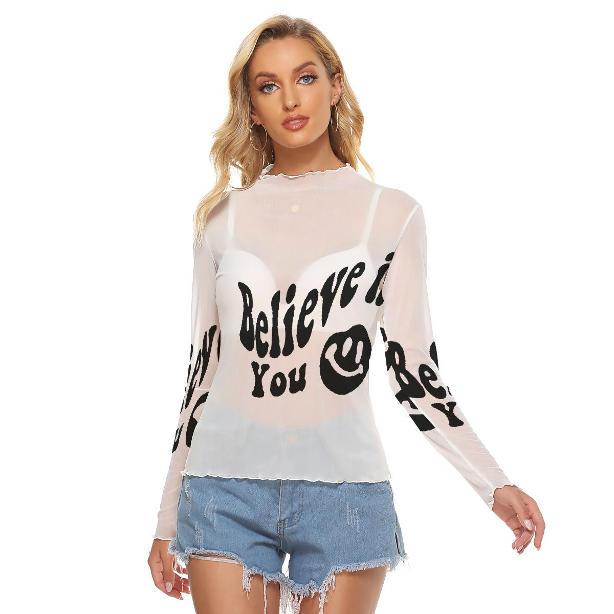 All-Over Print Women's Mesh T-shirt