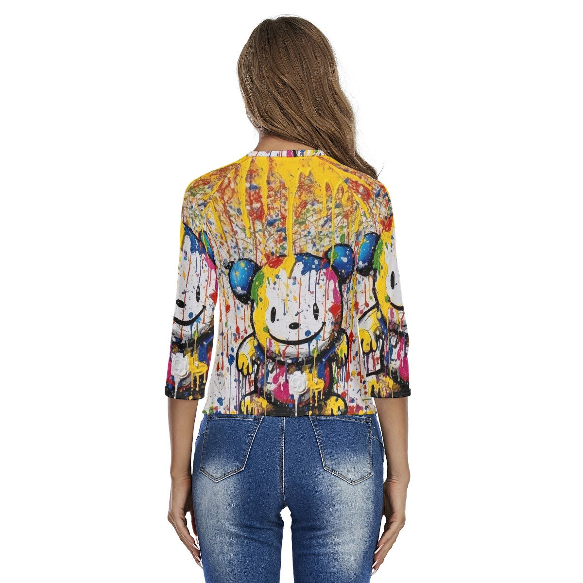 All-Over Print Women's Raglan Sleeves T-shirts