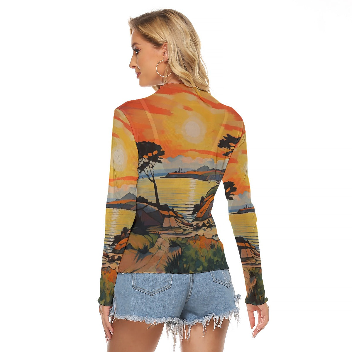 All-Over Print Women's Mesh T-shirt